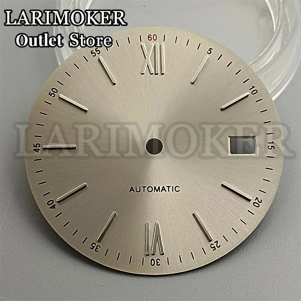 LARIMOKER-esfera de reloj de 31mm, accesorio de color negro, azul, verde, gris y plateado, compatible con movimiento NH35