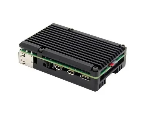 Mới Nhất CNC Hợp Kim Nhôm Ốp Lưng Vỏ Tủ Làm Mát Quạt Tản Nhiệt Cho Raspberry Pi 4