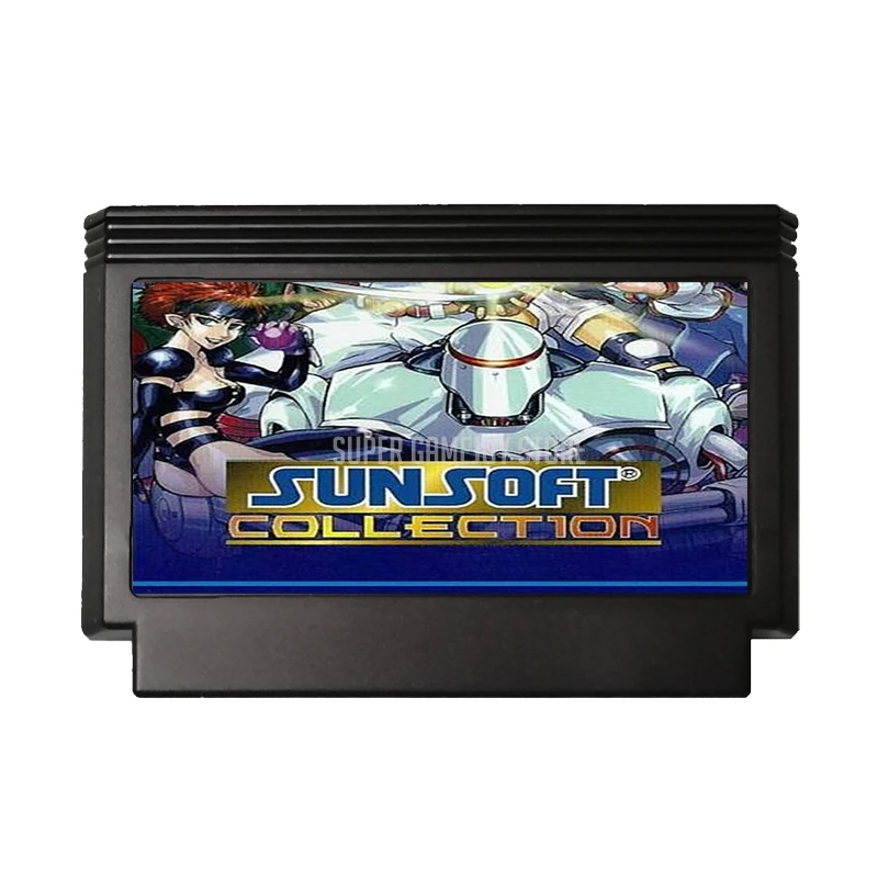 SUNSOFT Collection Remix 18 in 1 Game Cartridge for FC Console 60Pins Video Game Card