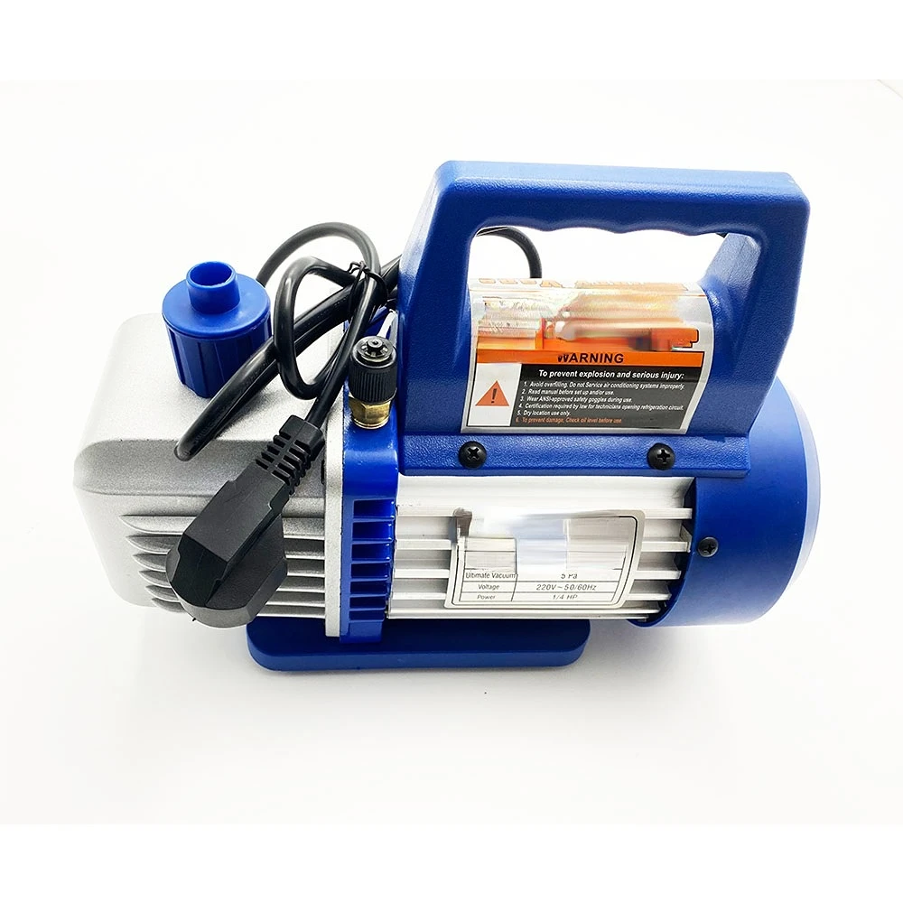 

Single-Stage Rotary Vane Economy Vacuum Pump 3 CFM 1/4HP Air Conditioner Refrigerant HVAC Air Tool