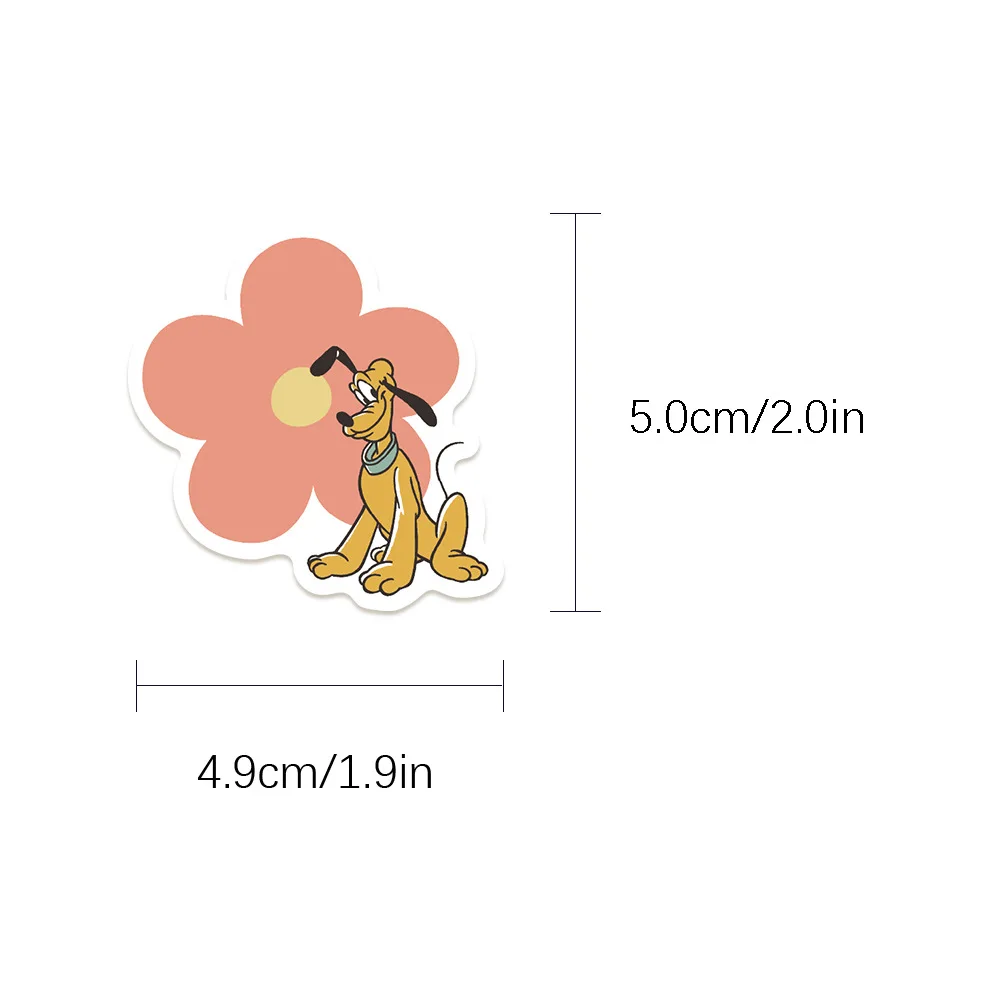

10/30/50PCS Disney Mickey Mouse and Friends Cartoon Kawaii Funny Graffiti Stickers Creative Decorative Decal Kids Toy Gift