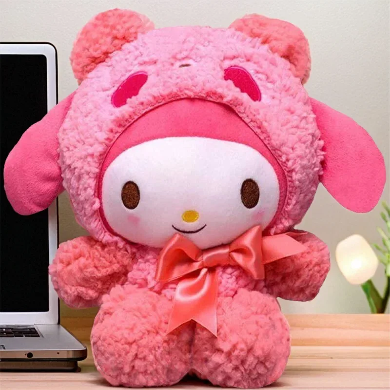 Sanrio Plush Kawaii Sanrio Kuromi My Melody Cinnamoroll Plush Toys Doll Pillow Anime Cartoon Kids Gifts Room Decoration Dolls.
