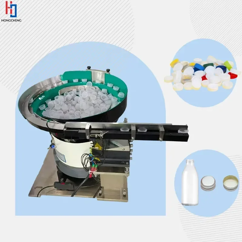CE Certificate Automatic Vibratory Bowl Feeder for Bottle Caps SUS304 Stainless Steel Capping System High Speed Sorting
