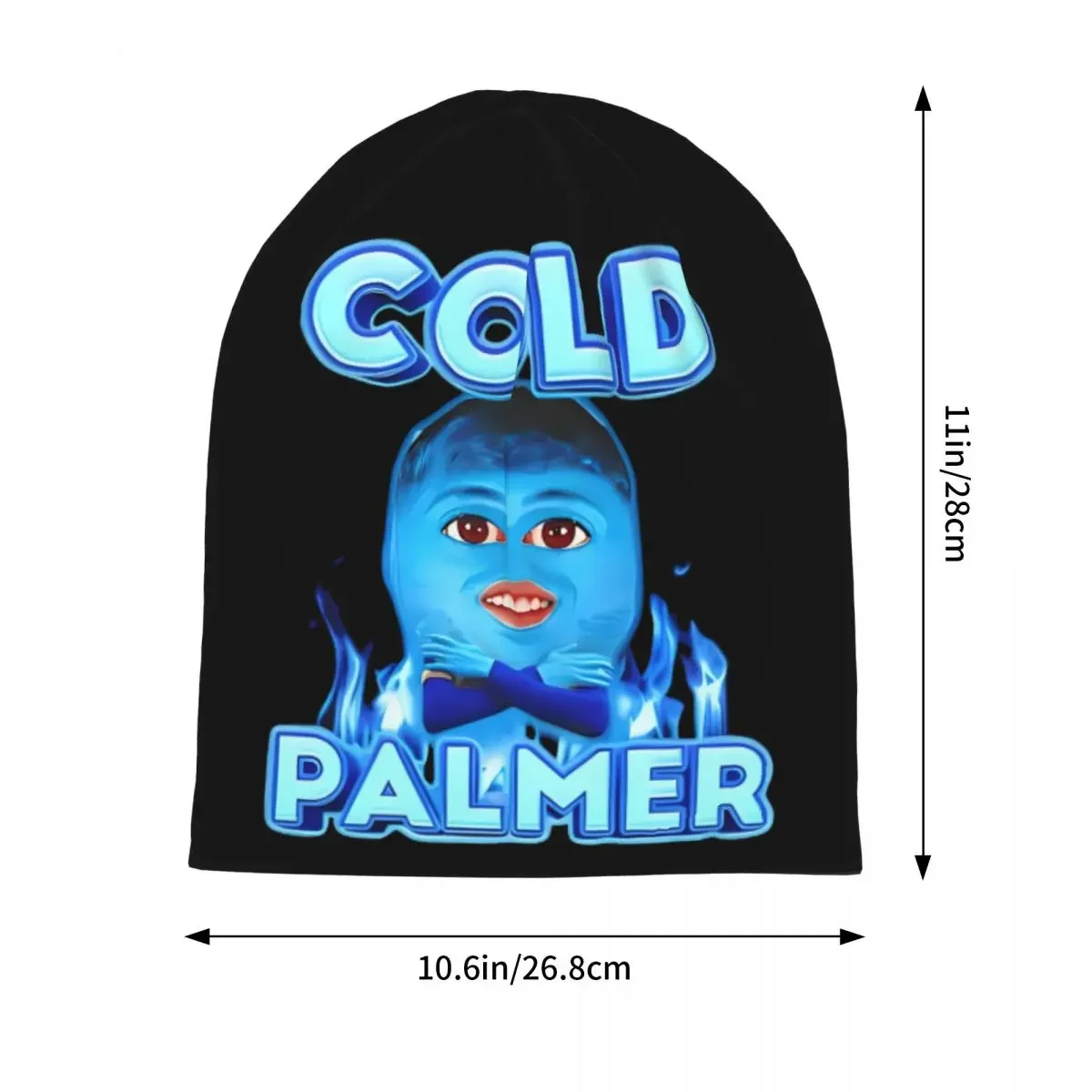 Funny Cold Palmer Meme Chemo Beanie Cap Man Woman Winter Streetwear Skullies Caps Soccer Bonnet Knitted Hat