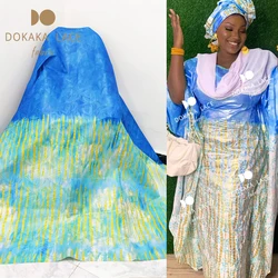 2023 High Quality Guinea Senegal Basin Riche Fabric Jacquard Team Basin Riche Original Women Wedding Dress 100% Cotton Fabrics