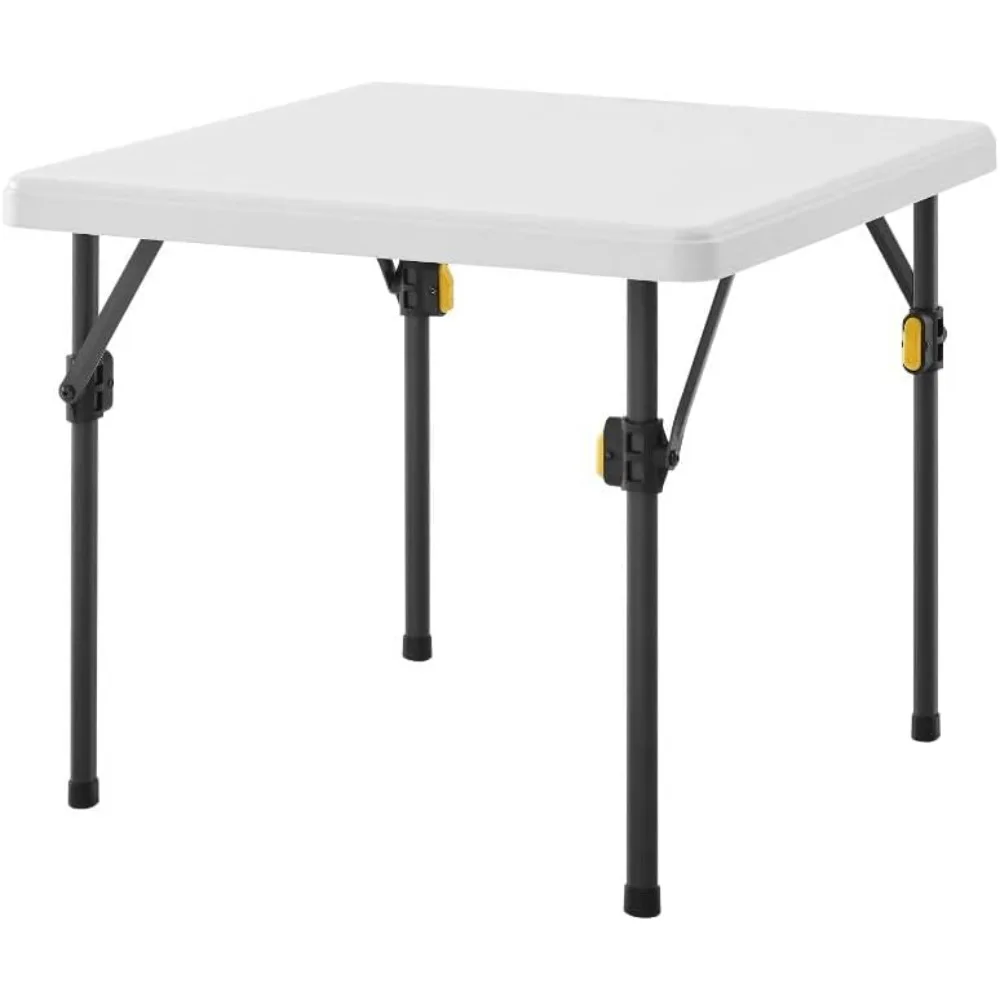 Mesa quadrada das crianças, branco, 24 polegadas