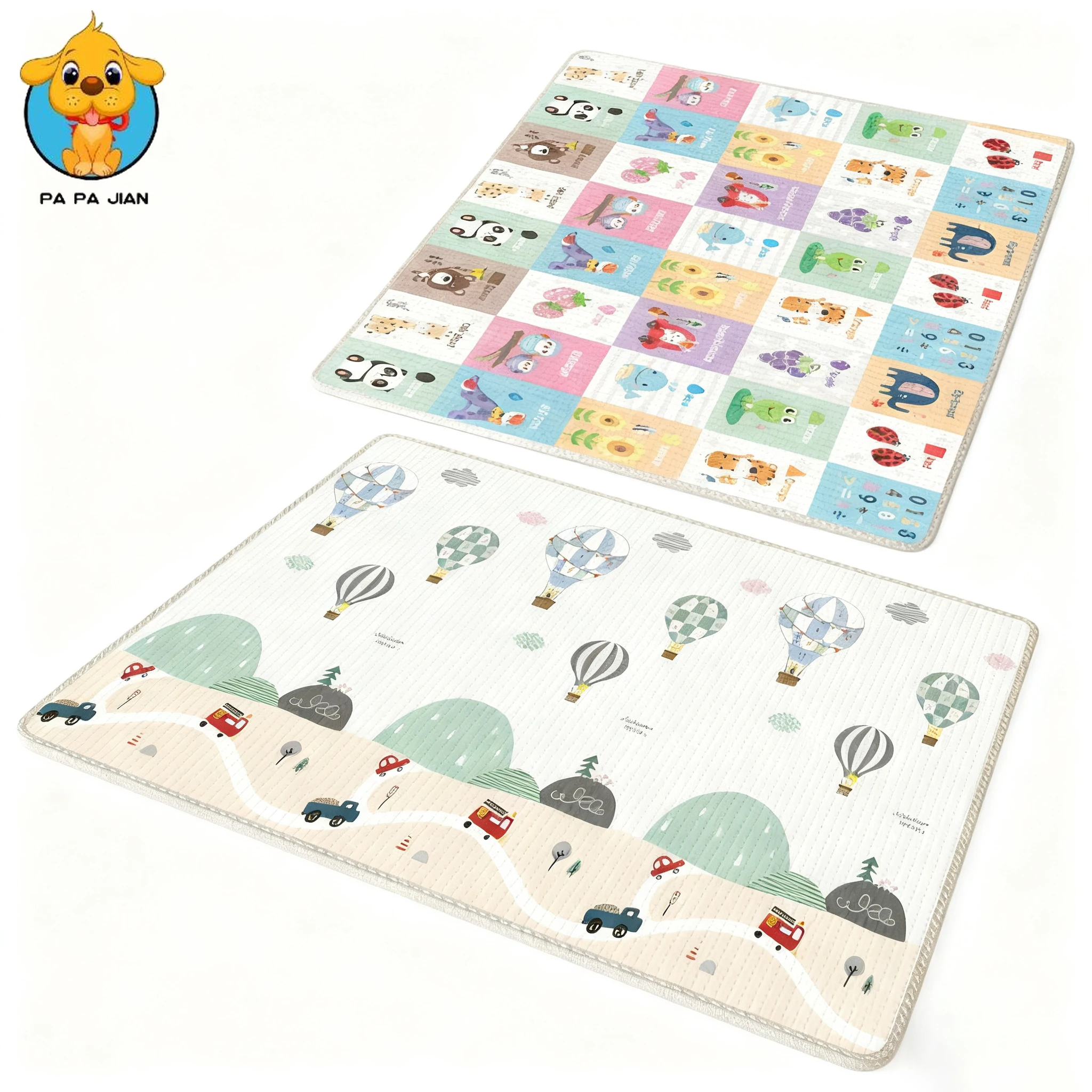 

Детский коврик для ползания, утолщенный коврик из пенопласта с героями мультфильмов, 180*200 см, игровой коврик XPE, двусторонний детский напольный коврик, раскладной детский коврик для ползания