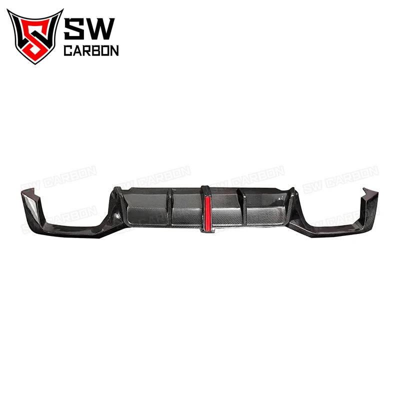 For BMW X4M F97 Carbon Fiber KB Style Rear Bumper Spoiler Lip Splitter Rear Lip Body Kit Auto Parts