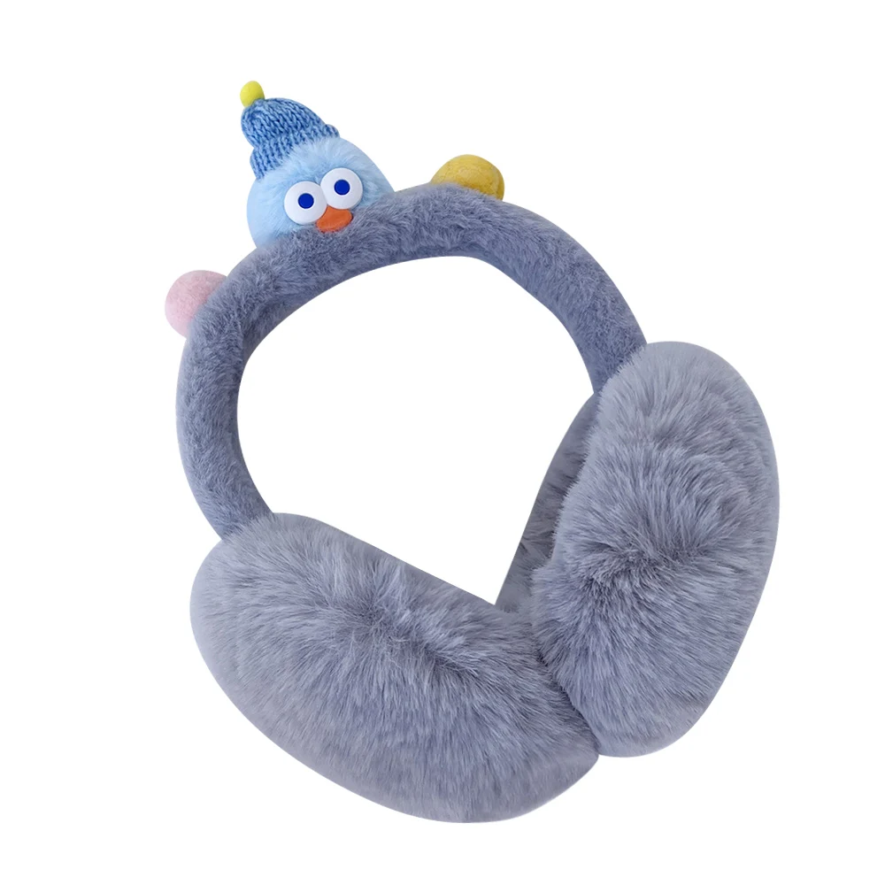 Sweet Plush Funny Earmuffs Cold Protection Keep Warm Ear Cover Foldable Soft Winter Earflaps Girls Women