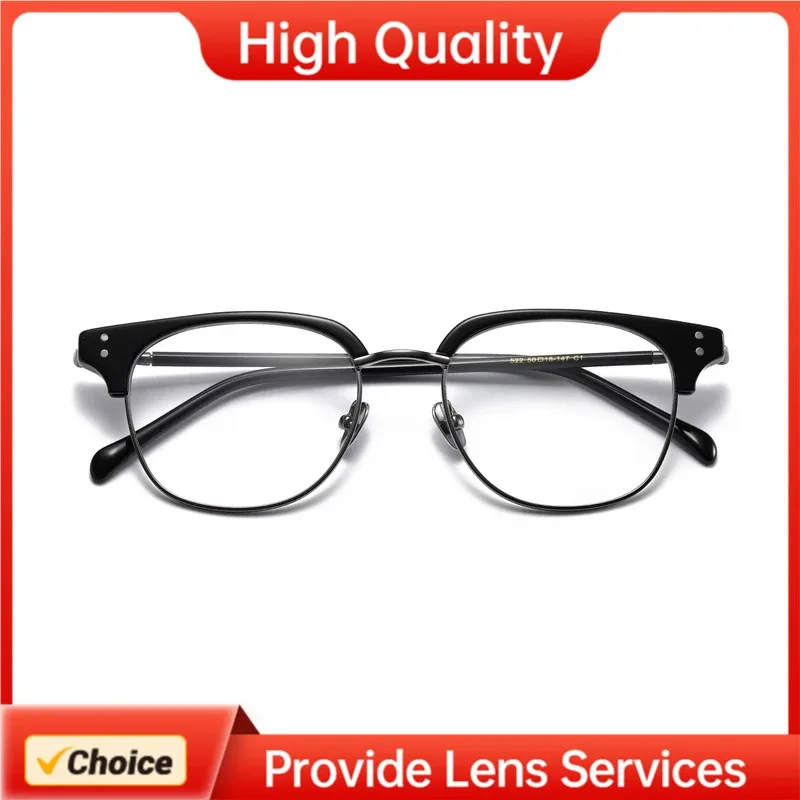 

Глобальная торговля, настоящий винтажный японский стиль, Revival TVR522, оправа для очков ручной работы из ацетата, оправа для мужчин и женщин, линзы для бровей, настраиваемые