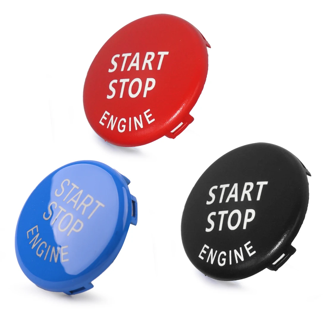 DWCX ABSจุดระเบิดเครื่องยนต์หยุดสวิทช์ปุ่มแหวนพอดีสำหรับBMW 3 5 Series E90 e91 E92 E93 E60