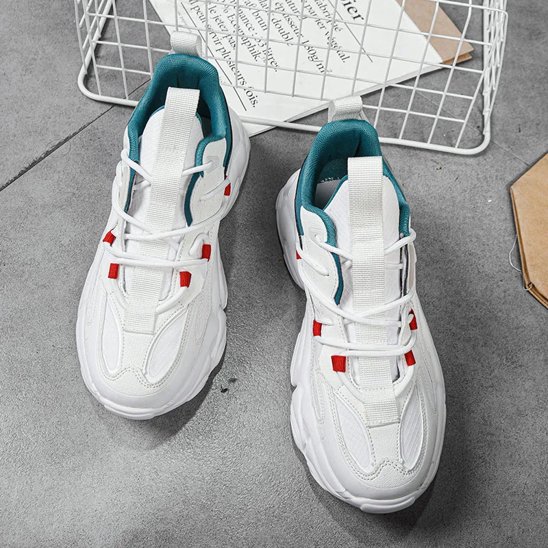 2025 موضة جديدة منصة أحذية الأب الرجال ins ميناء أحذية أنيقة الذكور شخصية شعبية الترفيه احذية الجري #5