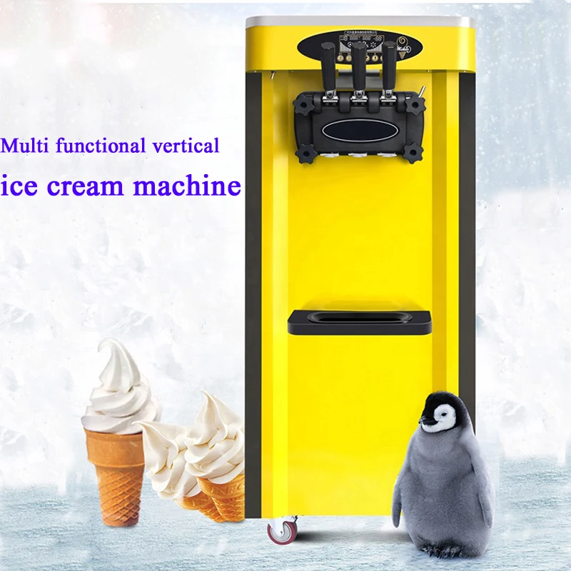 

Desktop Soft Serve Ice Cream Maker Stainless Steel Single Head Ice Cream Machine Sundae Making