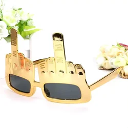 Creative Vertical Middle Finger Glasses Decoration Props Funny Sunglasses Dance Party Performance Selfie Props Glasses