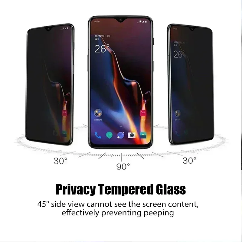 Privacy Screen Protector For OPPO Reno 8 Pro 7 6 5 5F 6Z 5Z 3 4 A54 A55 A53 A57 A52 A72 A92 A16K A15 A56 A94 A95 A5 A9 A73 Glass