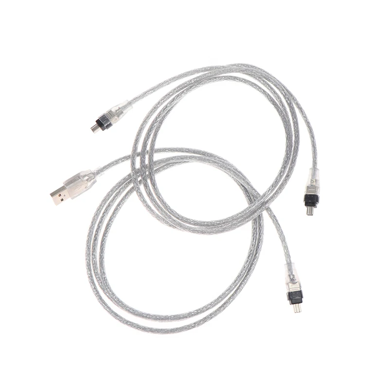 USB ذكر إلى Firewire IEEE 1394 4 دبوس ذكر iLink سلك محول firewire 1394 كابل ل DCR-TRV75E كابل كاميرا DV طابعة الماسح الضوئي