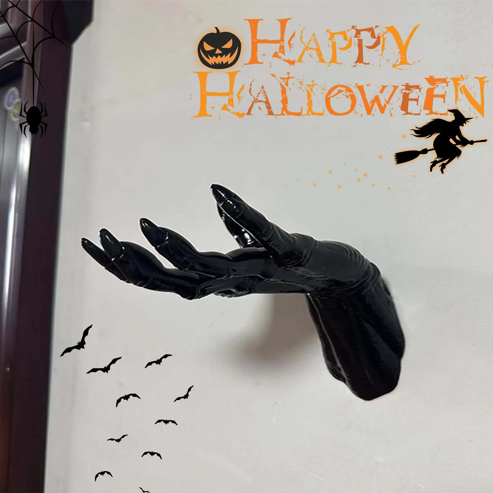 Halloween Hand Horror Decor Life-Sized Horror Hands Sculpture Prop Suitable for Living Room Office