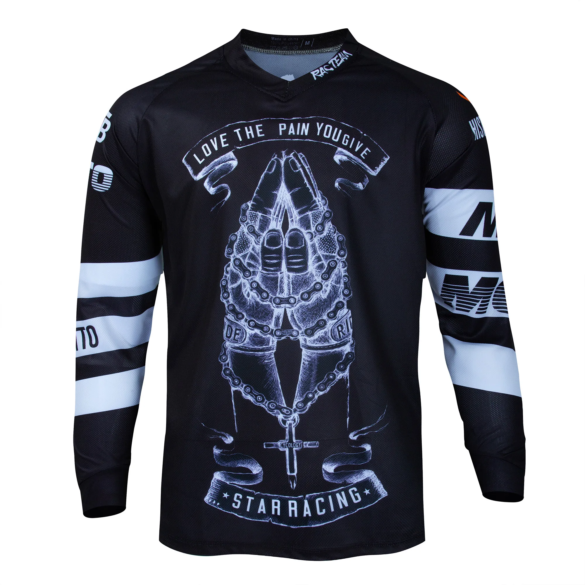 

2025 Off-Road Motorcycle Long Sleeve Men's Off-Road Motorcycle T-Shirt Fast Drying Sweat Absorbing Comfortable Breathable tops