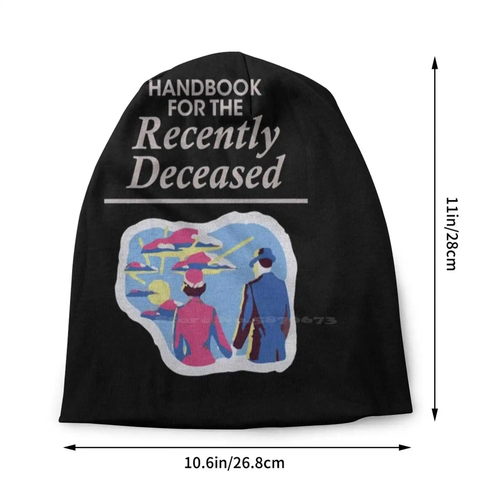 Handbook For The Recently Deceased Shirt Knitted Hat Warm Beanie Outdoor Caps Handbook For The Recently Deceased Beetlegeuse