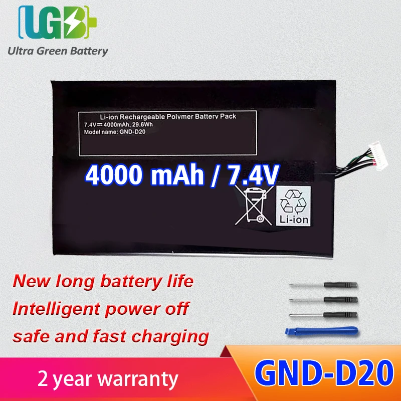 

UGB New GND-D20 battery For Gigabyte S1080 Tablet PC Series 7.4V 29.6WH 4000mAh