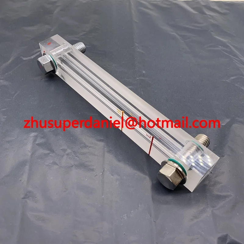 2pcs/lot PS-EA05-501#01 KOBELCO SG75AV genuine glass mirror oil level gauge indicator with 180mm*M15