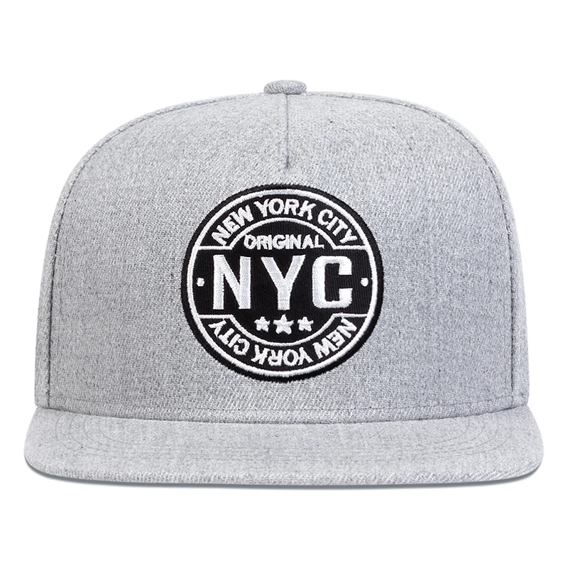 1 pieza Unisex NEW YORK CITY Bordado de letras gorro de Hip Hop protector solar ajustable al aire libre sombrero de ocio primavera otoño viajes vacaciones