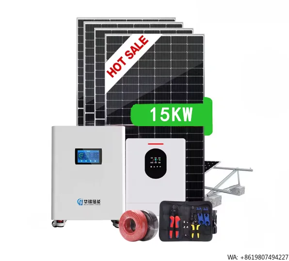 Home Solar System Grid Hybrid LiFePO4 10kW-20kW 10kWh-30kWh Built-in 51.2V Lithium Battery IP64 Protection Dual MPPT Inverter