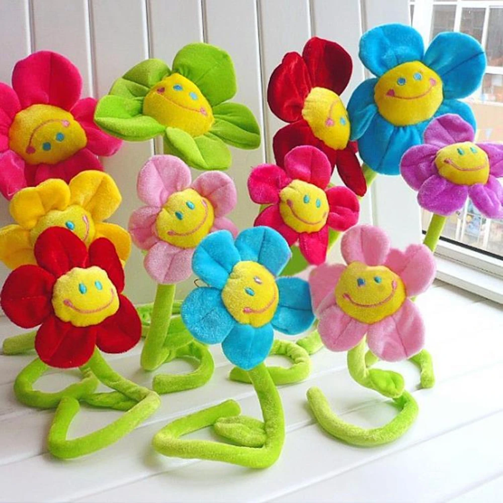 31cm girassol brinquedo de pelúcia simulação girassol pode ser empacotado planta flor boneca móveis decoração escritório festivo presente aniversário