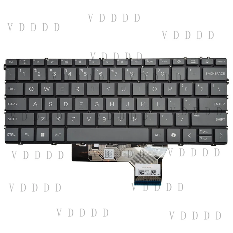 L... US Keyboard NEW FOR HP Envy X360 16-AC 16-AD 2-in-1 TPN-C174 Backlit Gray