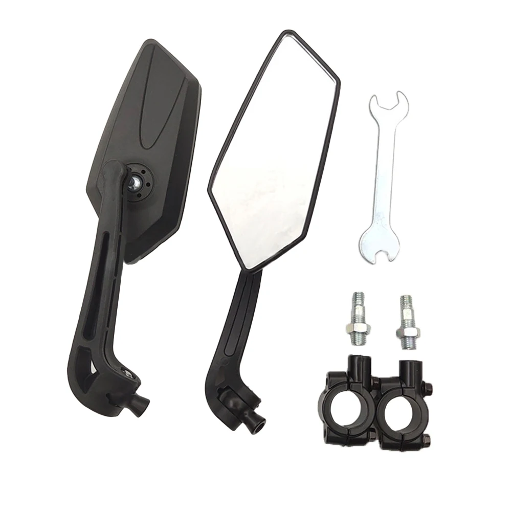 

Rotatable Handlebar Rear View Side Mirrors for Bicycles Mountain Bikes Electric Bikes Adjustable Viewing Angle
