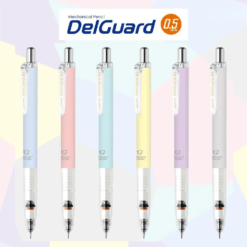 1pc Japan  Delguard MA85 Mechanical Pencil 0.5mm Pastel Color Limited Janpanese Stationery Student Supplies