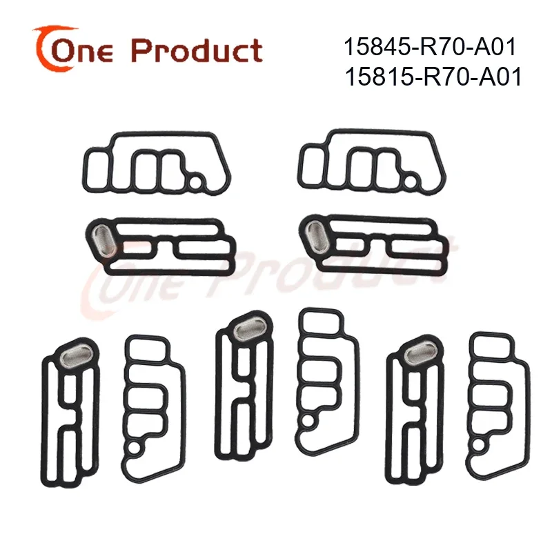 5Set Head Cylinder Valve Solenoid Gasket 15815R70A01 15845R70A01 For Honda Accord Odyssey 15815-R70-A01 15845-R70-A01 Auto Parts