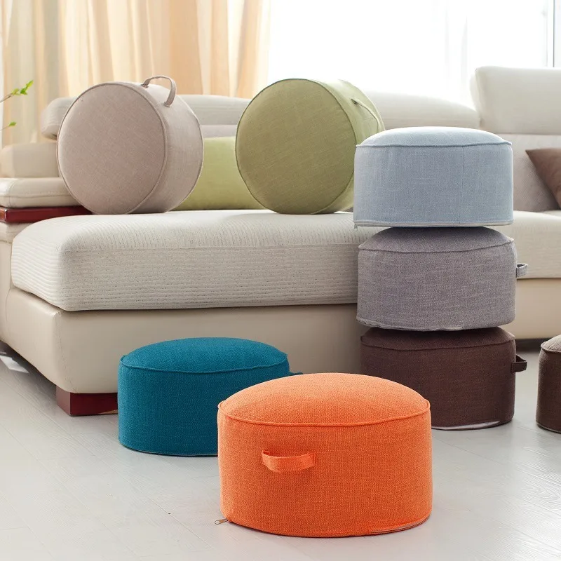 

Linen dismantling and washing seat pier heightening tatami fabric pad floor seat stool coffee table bay window children's stool