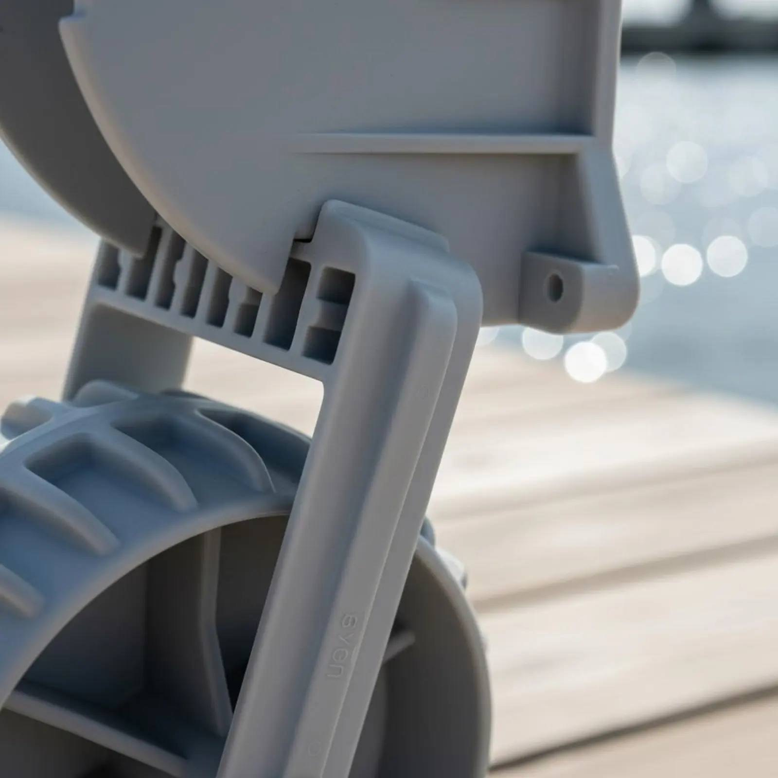 

2 Pieces Inflatable Boat Launching Wheels Foldable Boat Launching Trolley Wheels Marine Accessory Sturdy Heavy Duty for Marina