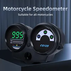 For Brazil Titan 150 Motorcycle Instruments Digital Dashboard Panel Electronics RPM Tachometer Speedometer LED Electronic Meter