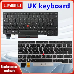 UK Notebook Keyboard Suitable for Lenovo Thinkpad X280 A285 X390 X395 S2 5TH 6TH Gen L13 Gen1 5n20v43025 Silver black