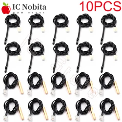 10PCS Universal Air Conditioning Temperature Sensor Rubber Copper Head 5k 10K 15k 20K 25K 50K Solar Electric Water Heater Sensor