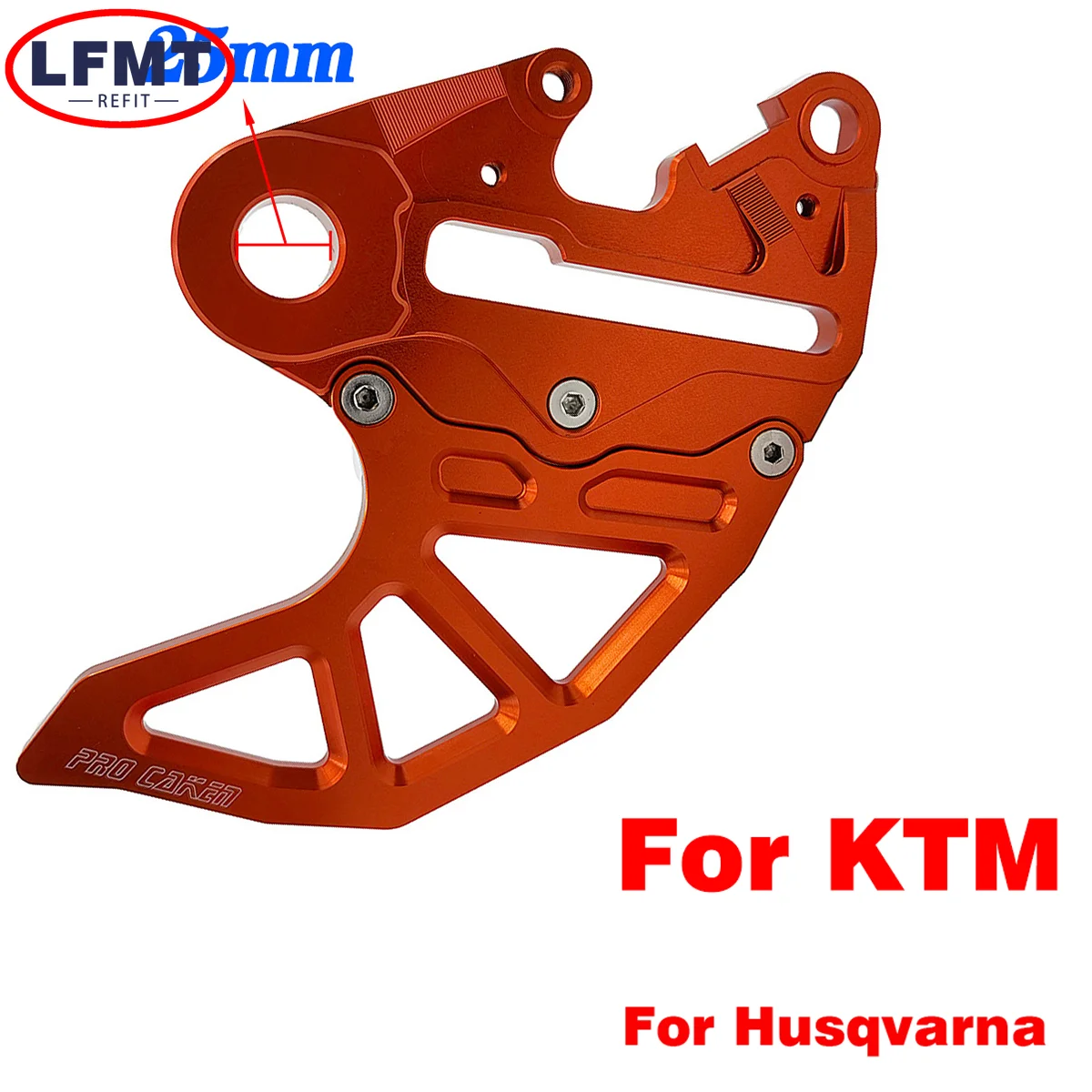 

For KTM SX SXF SMR XC XCF XCW EXC EXCF 6 Days TPI For Husqvarna TE FE FC TC Motocross 25mm Axle Rear Brake Disc Guard Protector
