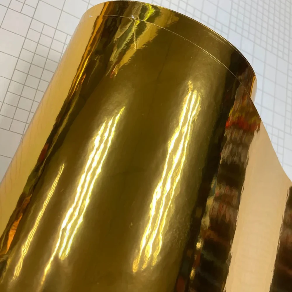 

Newest Car Wrap Vinyl Glossy Plating Mirror Chrome Gold Air Release Wrapping Film Roll Car Body Sticker Foil DlY Decoration