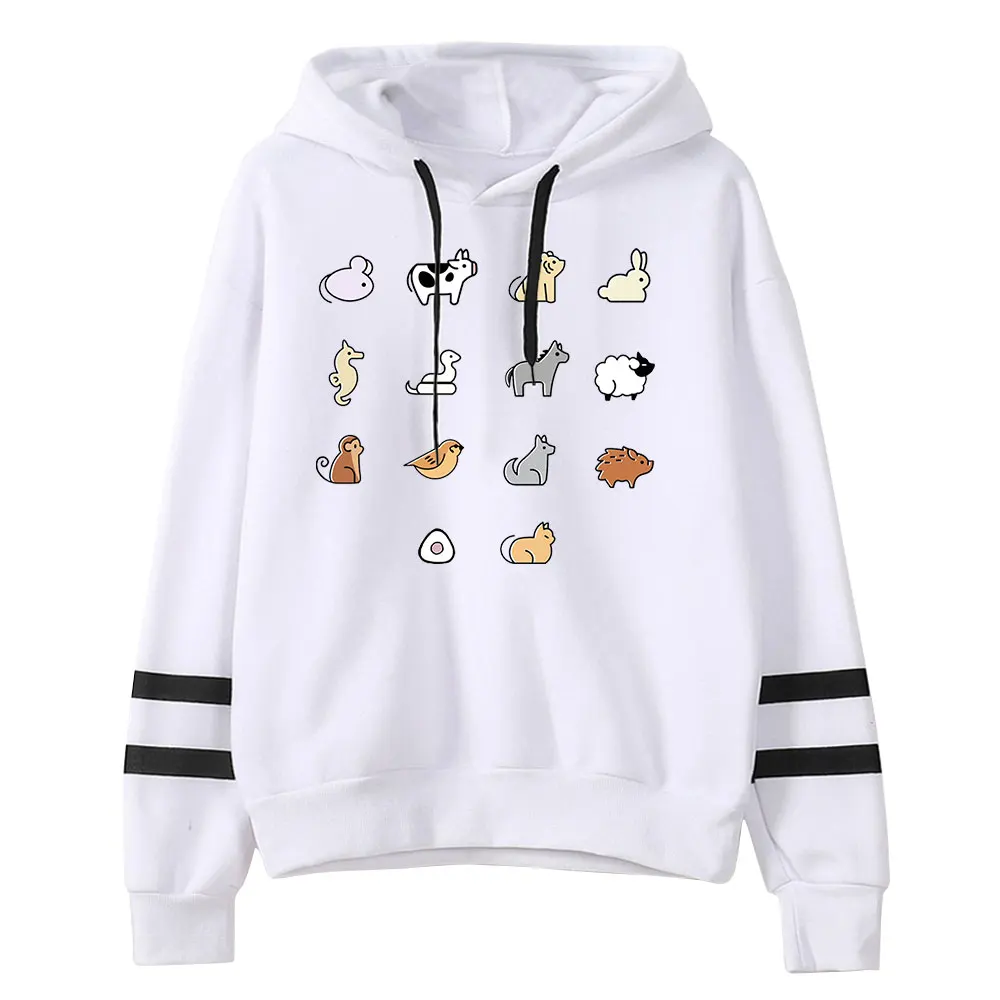 Fruit Basket Merch Zodiac Animals Vintage 90s Pullover Hoodie Merch Hoodie Fashion Sports Pullover Pullover Sweatshirt Fashion