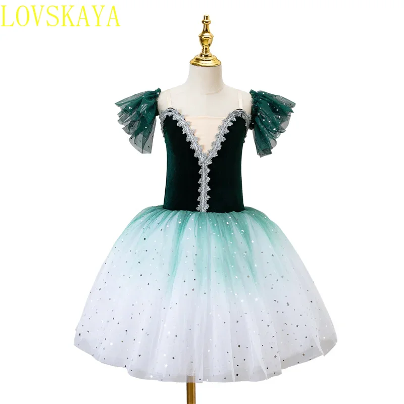 Ballet Dress for Children, Modern Dance Dress, Girl Romantic Picture, Party Dress