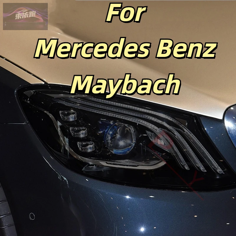 

Car Headlight Protective Film Taillight Transparent Black TPU Sticker For Mercedes Benz Maybach S Class W222 S500 S650 AMG