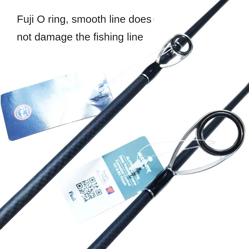 Lure Rod Carbon Ultra Light Ultra Hard Casting Spinning Universal Fishing Rod Fuji Guide Ring Fuji Reel Seat M-power 2.1m