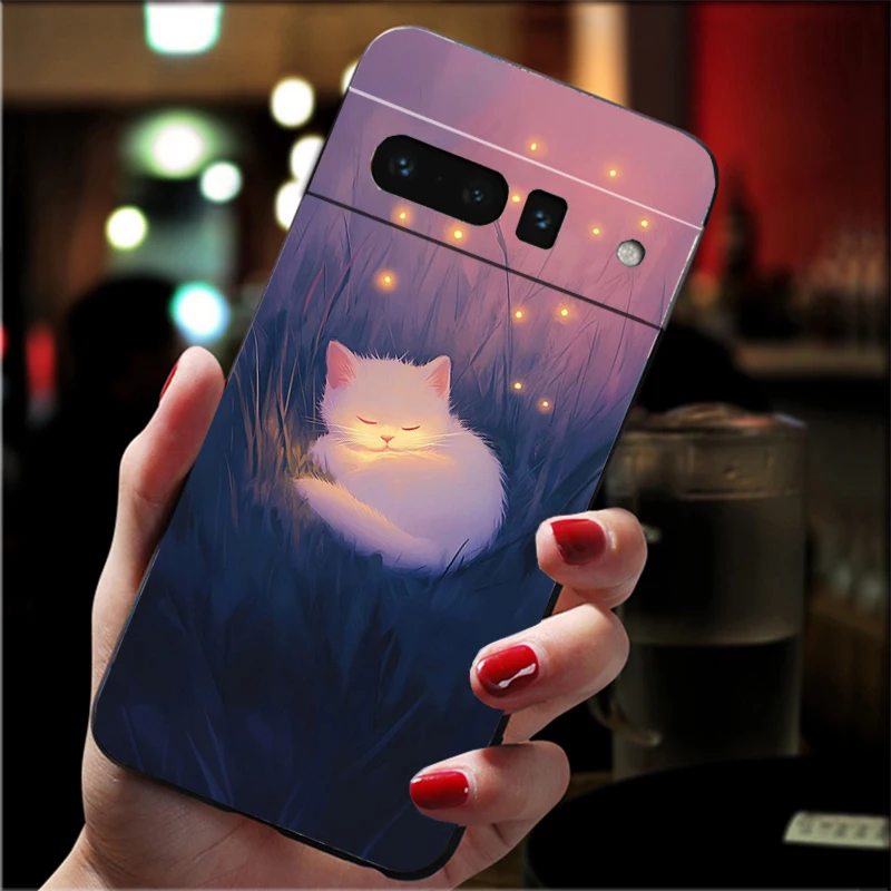 

Lovely Cat Carcasa Funda Phone Case For Google Pixel 10 9 Pro XL 9A 8 7 6 Pro Pixel 8A 7A 6A Pixel 8 7 6 5 Case