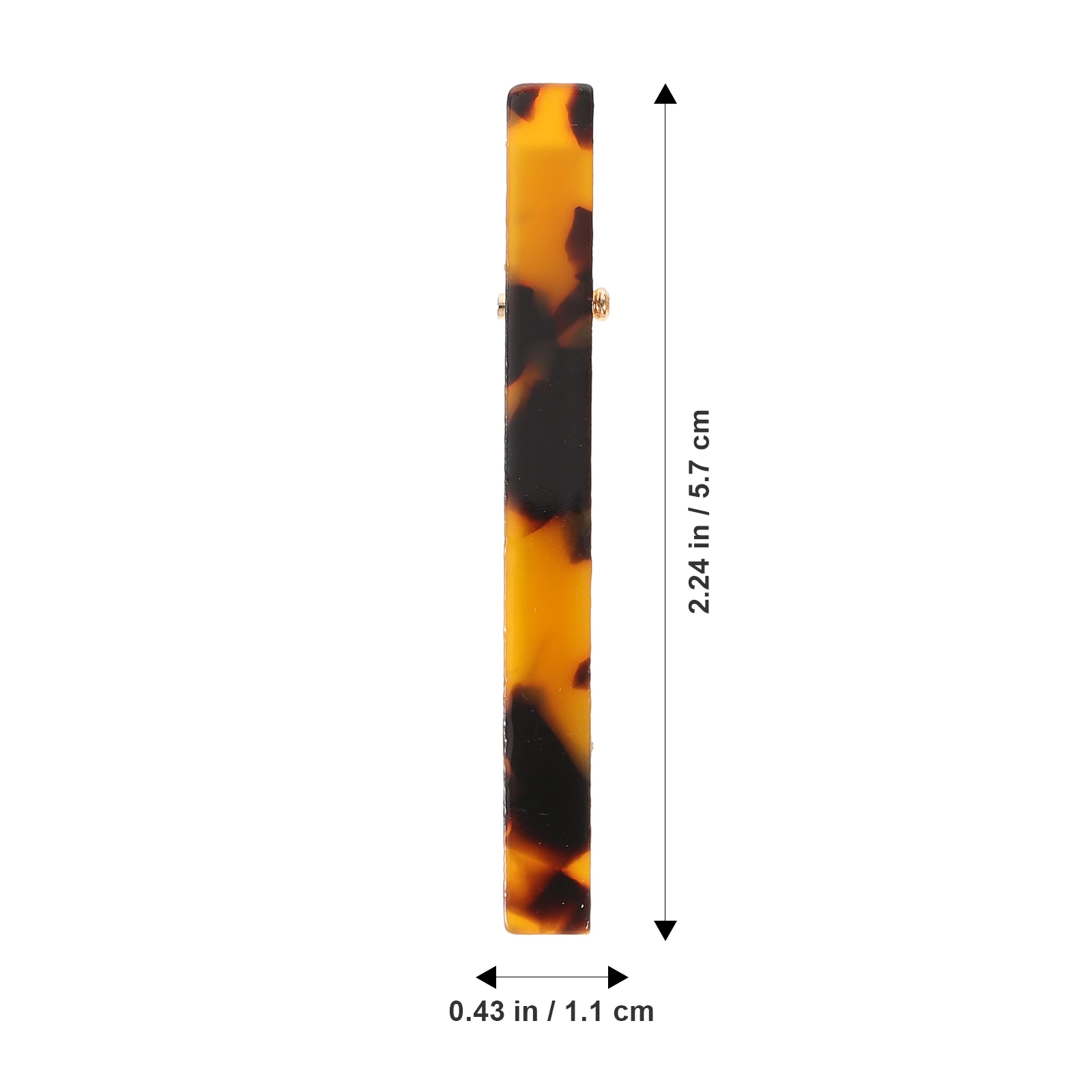 

6pcs Acetate Clips Stylish Printed Lightweight Comfortable Firm Grip All Hair Types Women Ladies Makeup Hair Accessories