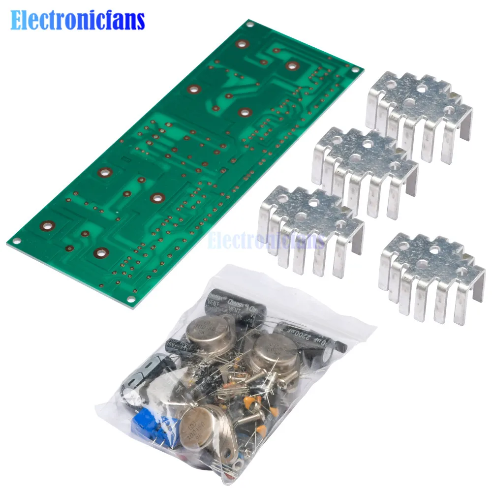 2 Channel OCL High Power Power Amplifier Board Module DIY Kits Volume Potentiometer Transformer Electronic Kits Components