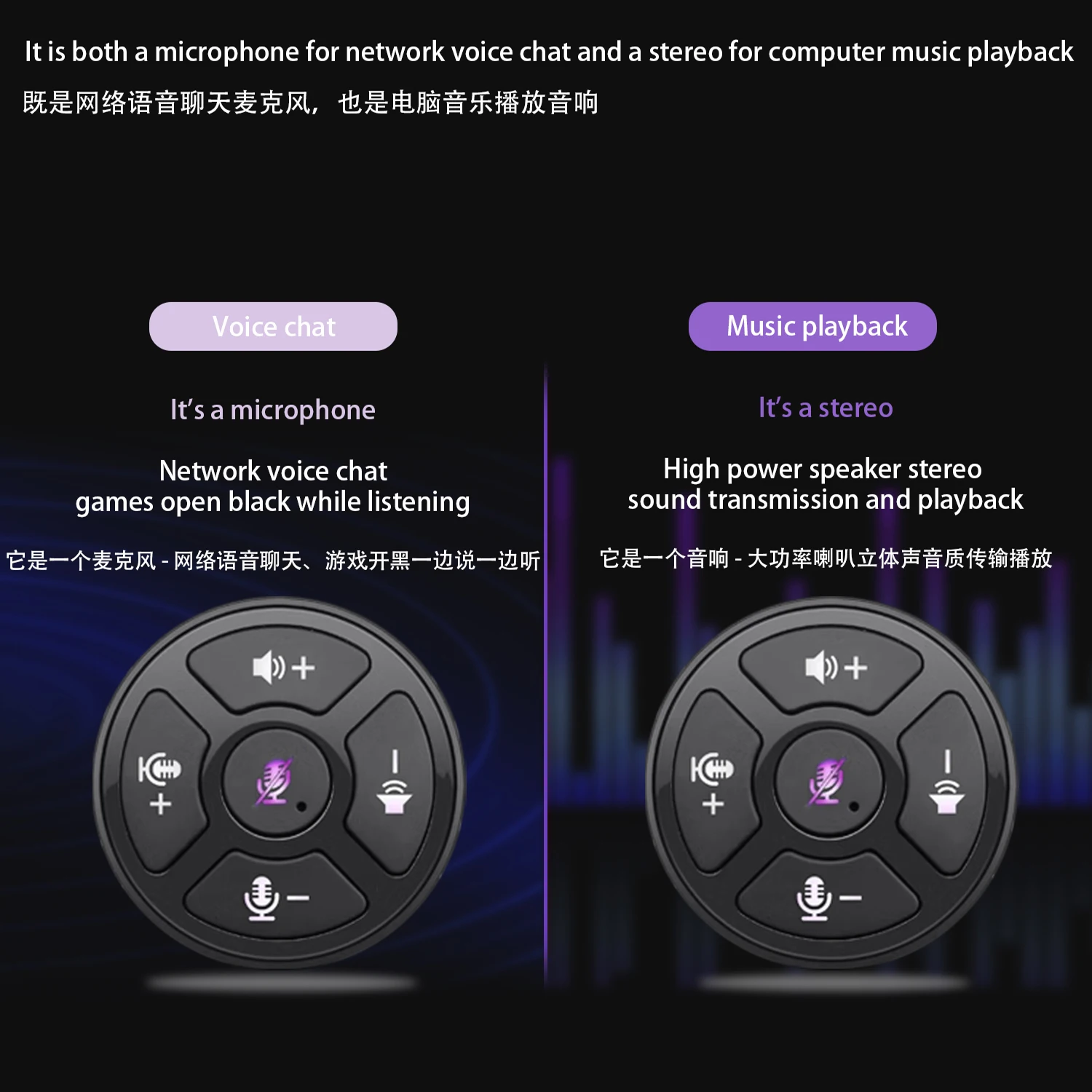 GAM-UM10 Всенаправленный микрофон, портативный, мощный, совместимый, голосовой микрофон, подходящий для встреч