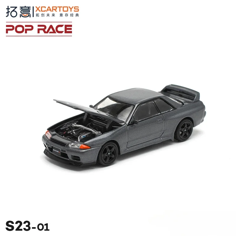 **Preorder**XCartoys x Pop Race 1:64 R  32 Gray Diecast Model Car