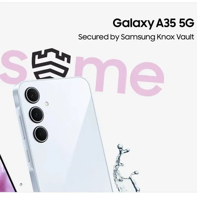 كاميرا Samsung Galaxy A35 5g RAM 6GB ROM 128GB Exynos 1380 50MP كاميرا 6.6 بوصة شاشة Super AMOLED 120 هرتز 5000 مللي أمبير في الساعة هاتف مستعمل #5