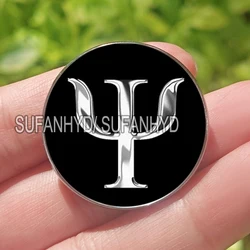 1 Pcs Stainless Steel Psychological Brooch Psychology Badge Medical Brain Pins for Backpack